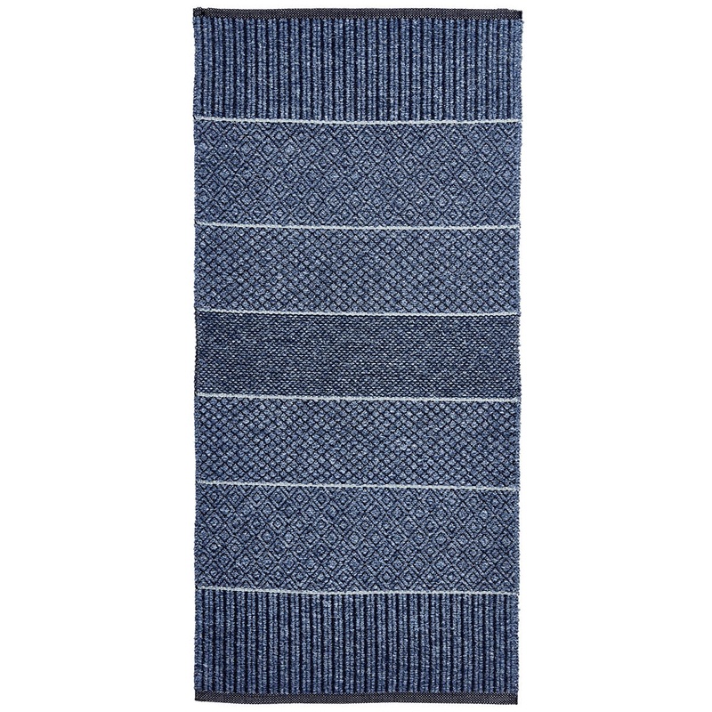 Alice Indoor / Outdoor Swedish Woven Plastic/Cotton Mix Runner Rug, Seven Sizes in 10 Color Variants