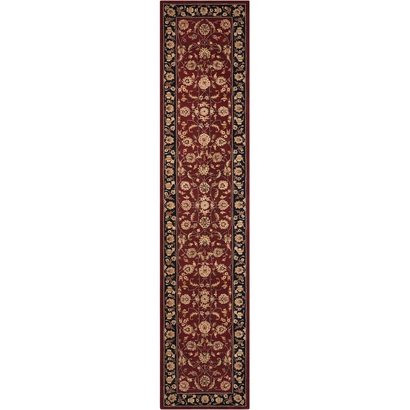Nourison Nourison 2000 2’6″ x 12′ Burgundy Traditional Indoor Rug