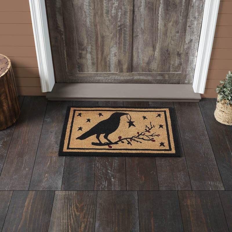 Raven Stars Coir Rug Rect 20×30