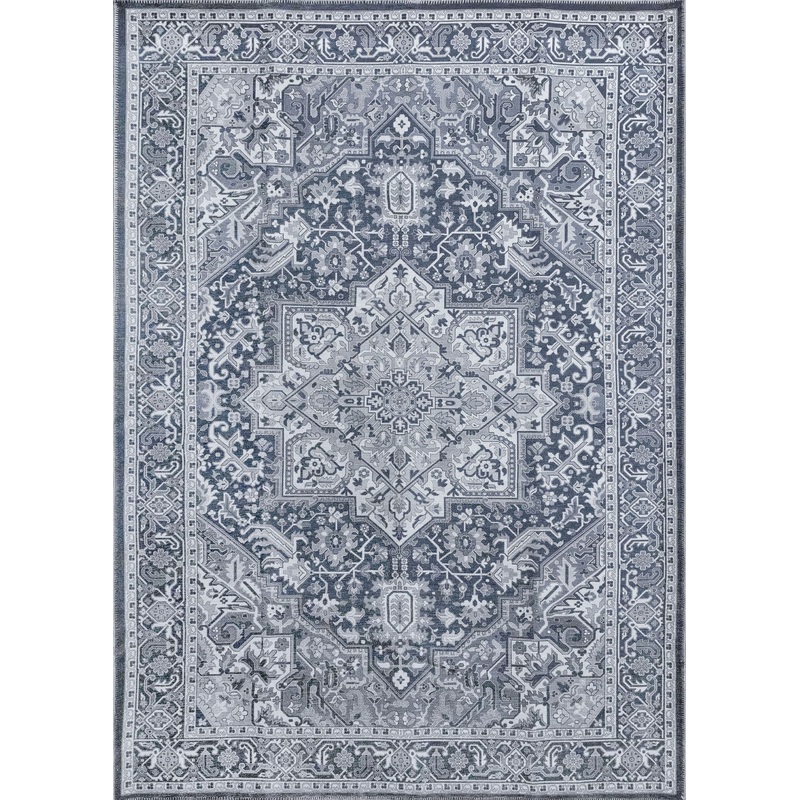Tayse Oriental Area Rug AQY10-Keya Traditional Flat Weave Indoor Polyester & Cotton