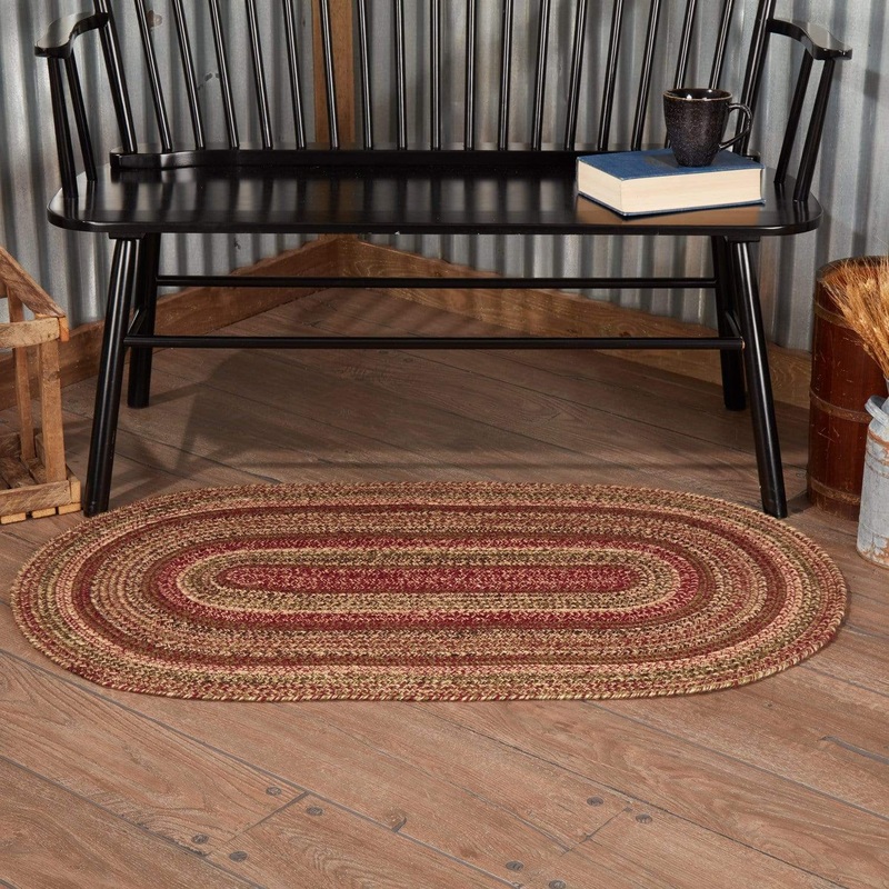 Cider Mill Jute Rug Oval w/ Pad 27×48