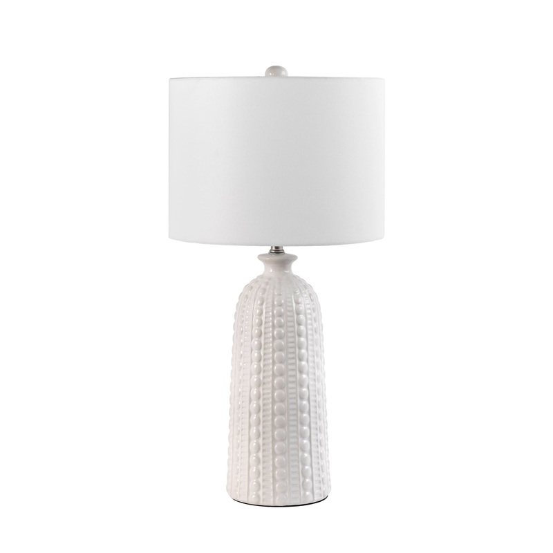 30-inch Polona Ceramic Table Lamp | Cream