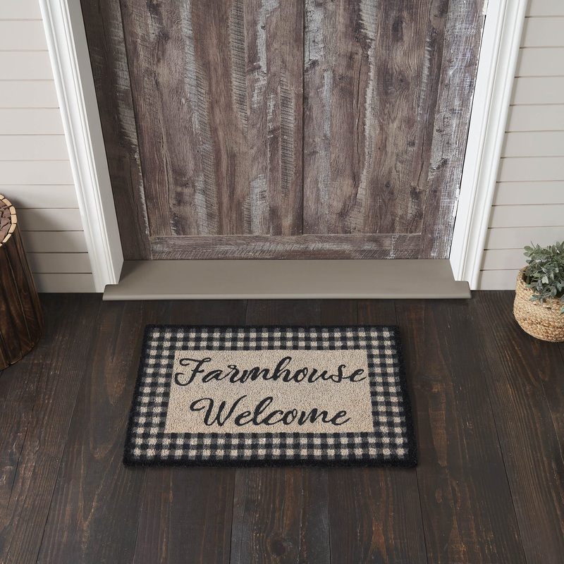 Finders Keepers Farmhouse Welcome Coir Rug Rect 20×30