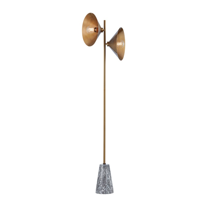 Troy PFL1064 Bash 2-lt 64″ Tall Floor Lamp