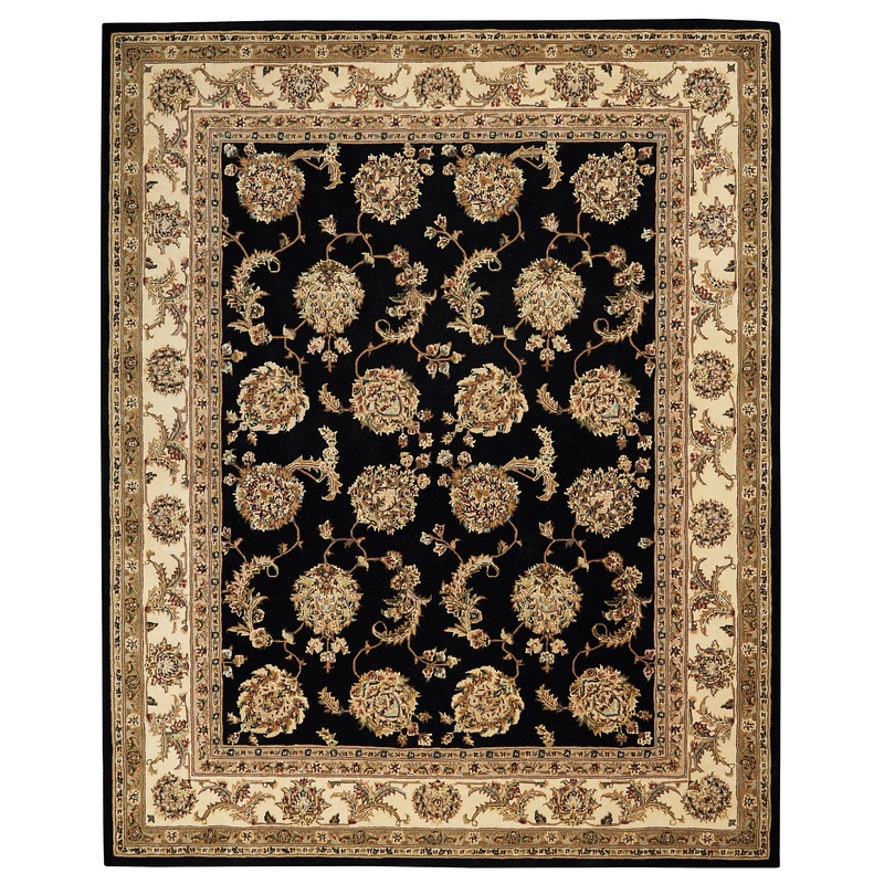 Nourison Nourison 2000 9’9″ x 13’9″ Black Traditional Indoor Rug
