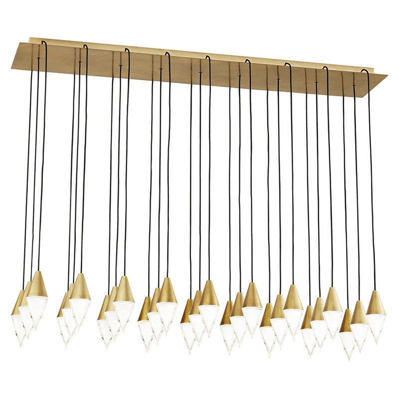 Visual Comfort 700TRSPTRT27 Turret 27-lt 45″ LED Chandelier