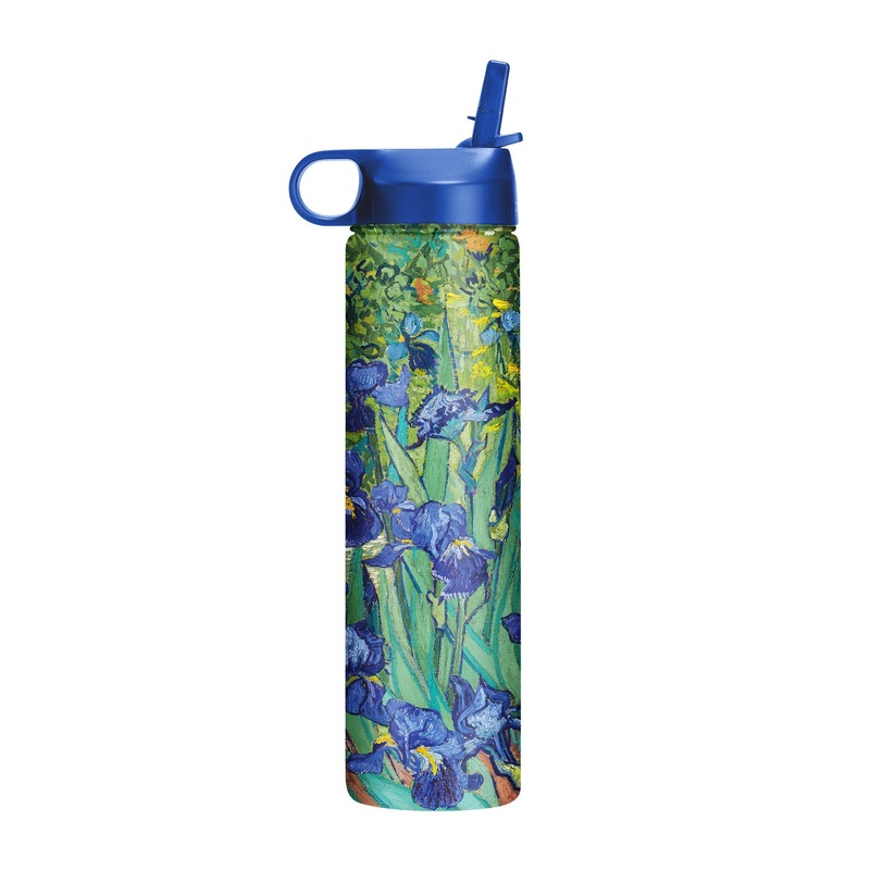 24 oz Water Bottle – van Gogh “Irises”