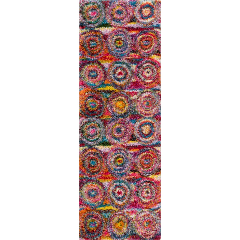 Abstract Circles Rug | Multicolor