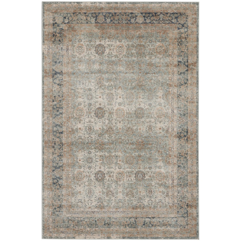 Nourison Home Malta 5’3″ x 7’7″ Cloud Vintage Indoor Rug