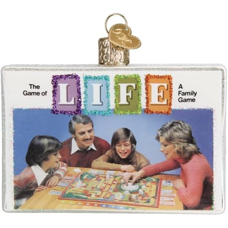 Old World Christmas Blown Glass Ornament for Christmas Tree, The Game Of Life (with OWC Gift Box)
