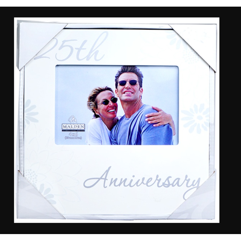25th Anniversary Picture Frame – 4″x6″
