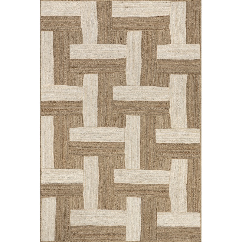Akia Geometric Rug | Natural