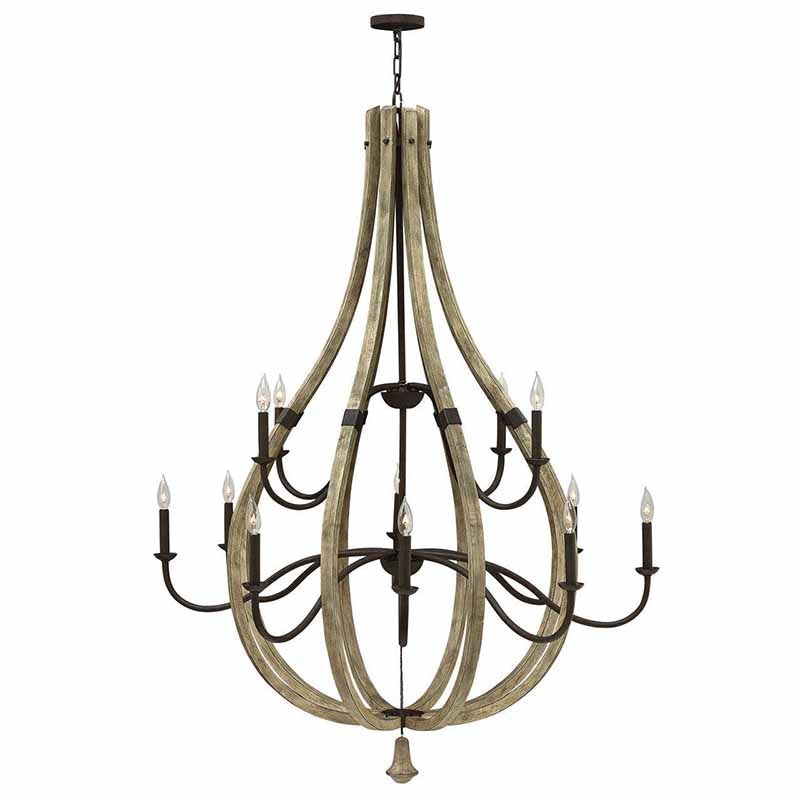 Fredrick Ramond FR40579 Middlefield 12-lt 48″ LED Chandelier