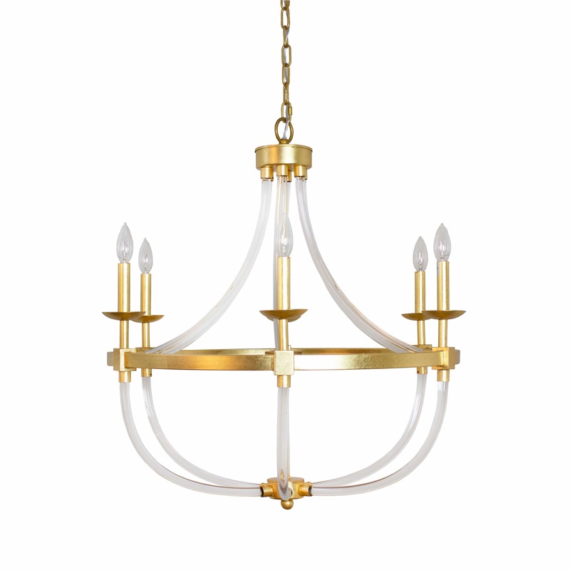 Worlds Away Layla Chandelier