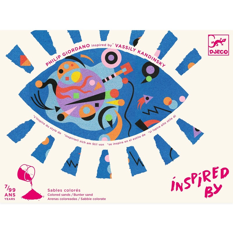 Abstractions – Coloured Sand Art Inspired by Vassily Kandinsky