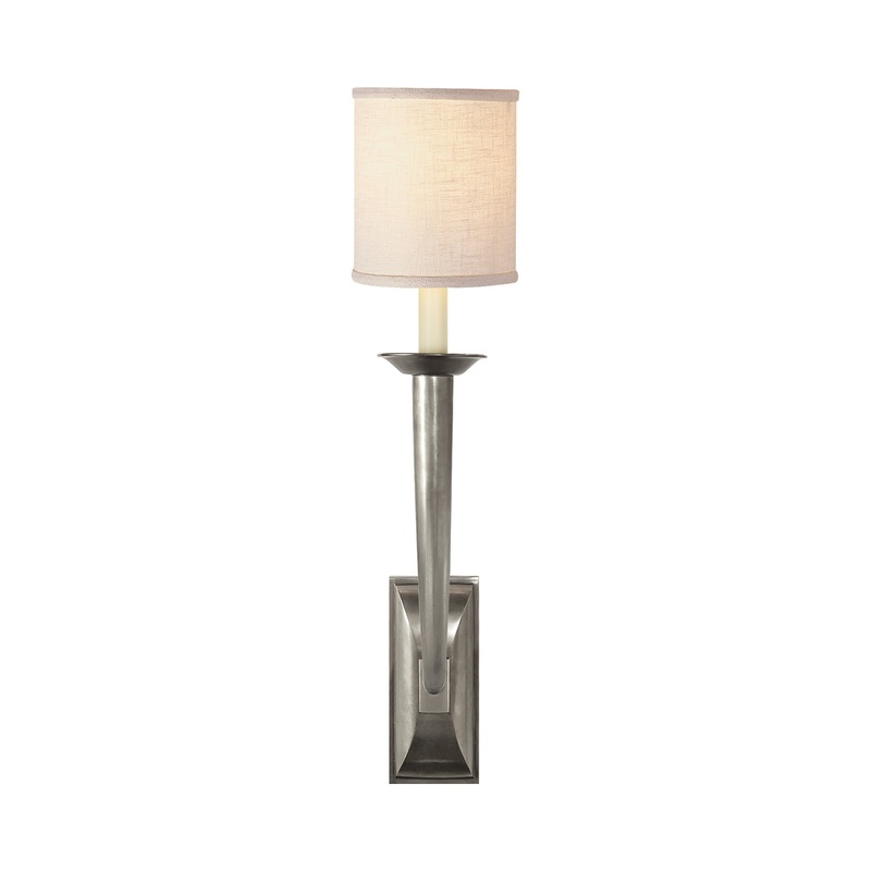 French Deco Horn Wall Light