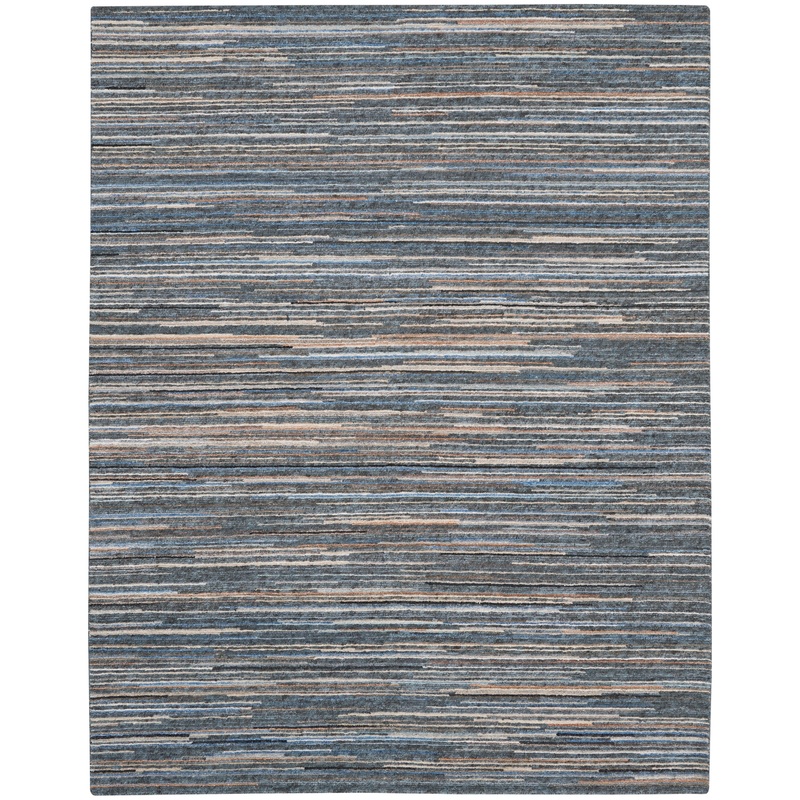 Nourison Plateau 7’9″ x 9’9″ Blue Modern Indoor Rug