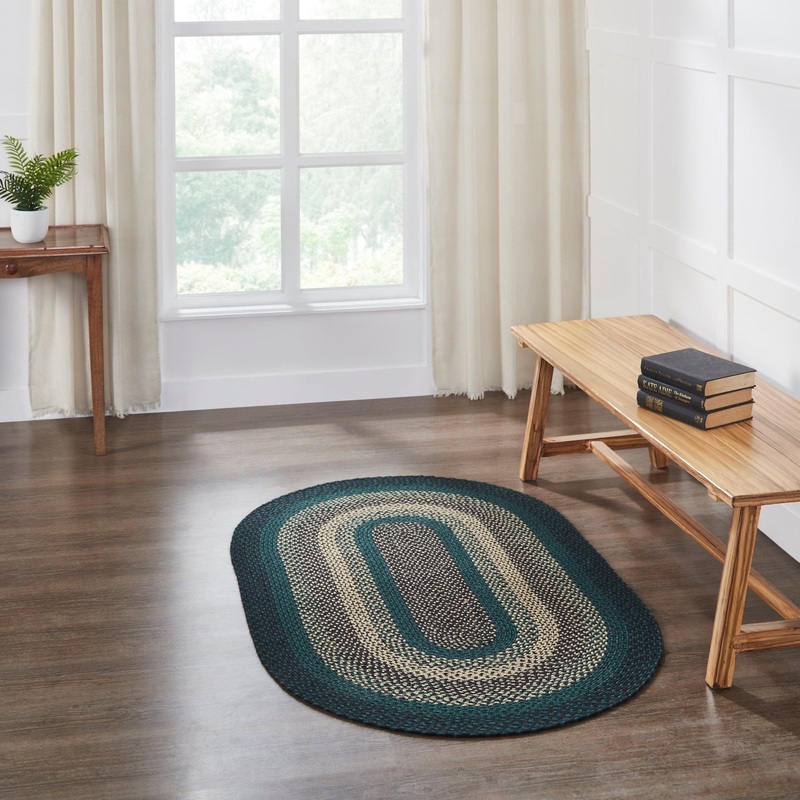 Pine Grove Jute Rug Oval w/ Pad 36×60