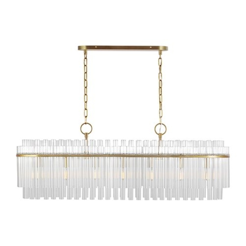 Visual Comfort CC1307 Beckett 7-lt 48″ Linear Chandelier