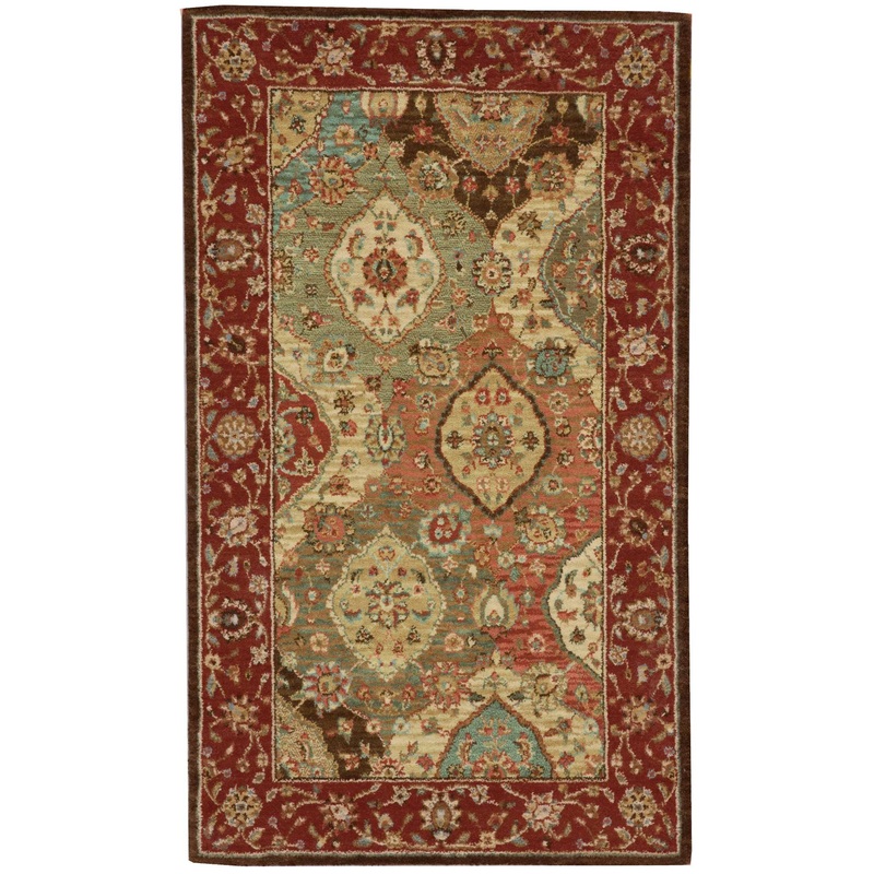 Nourison Living Treasures 2’6″ x 4’3″ Multicolor Traditional Indoor Rug