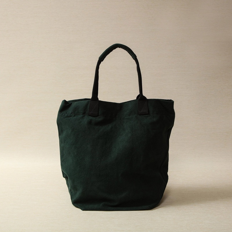 Small Cotton Tote in Green