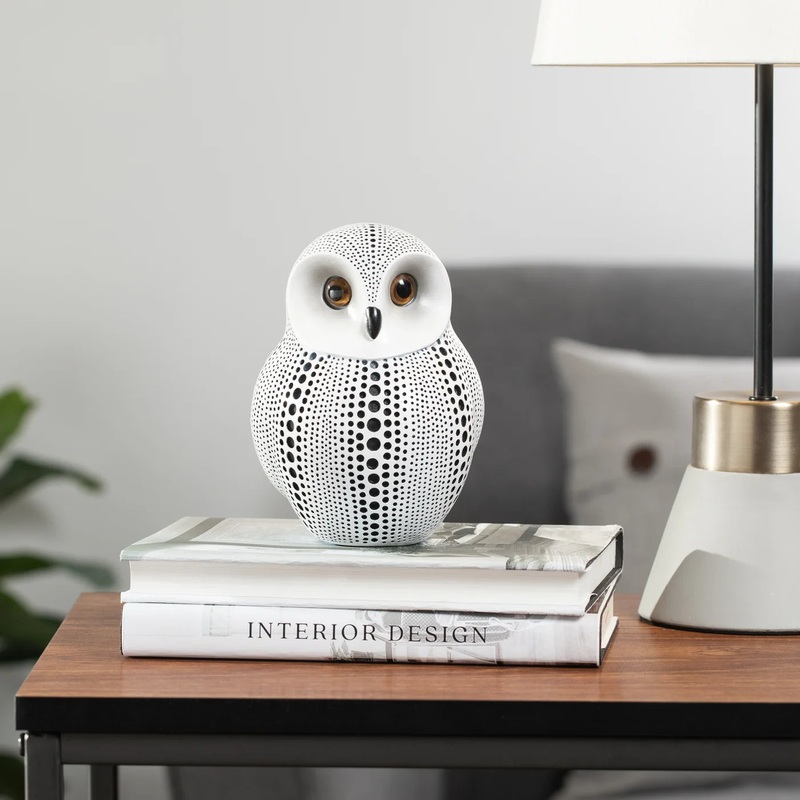 Dot Owl – White