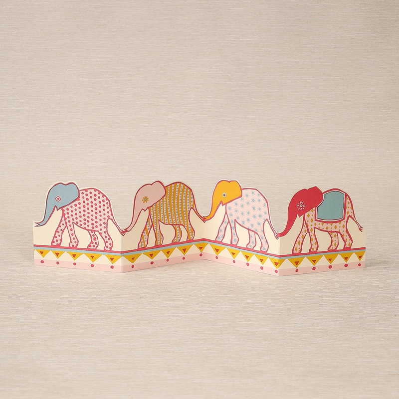 Carnival of the elephants card