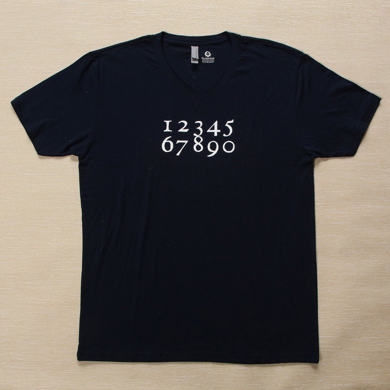 Copper Beech Numbers Tee