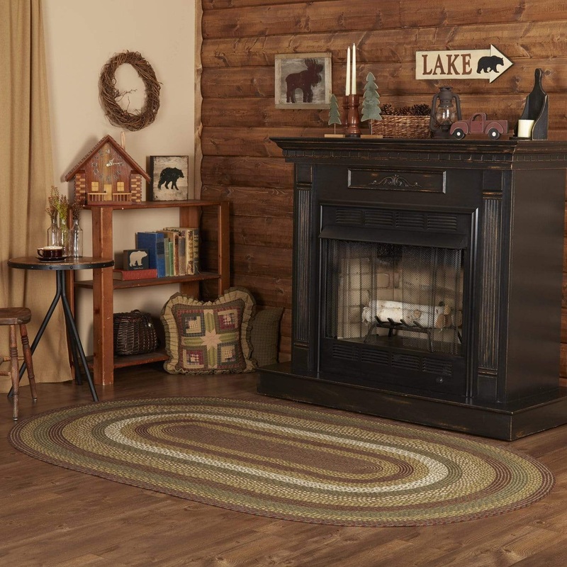 Tea Cabin Jute Rug Oval w/ Pad 60×96