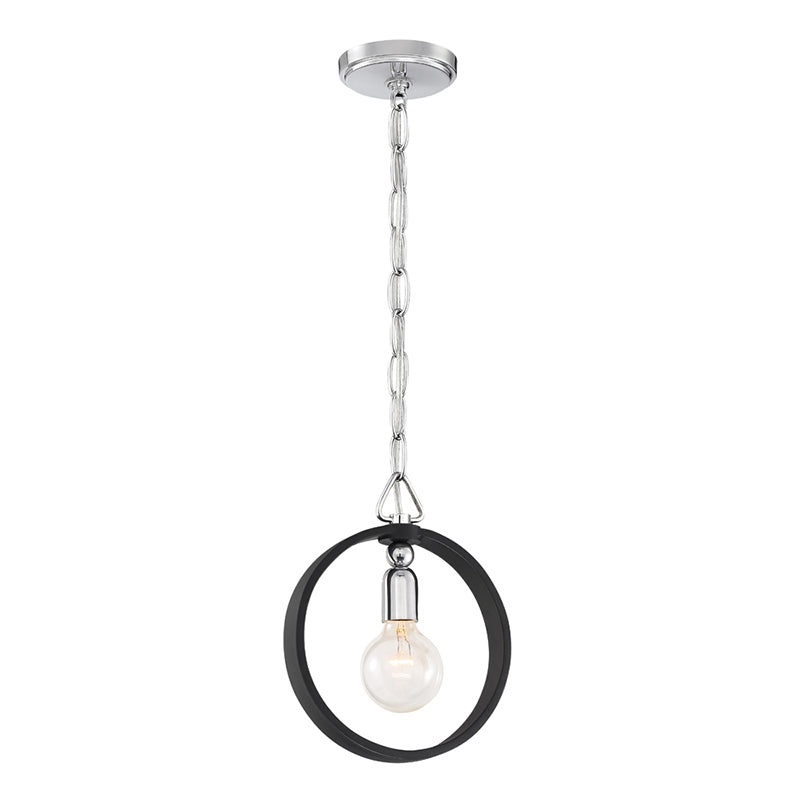 Designers Fountain 93430 Huxton 1-lt 10″ Mini Pendant