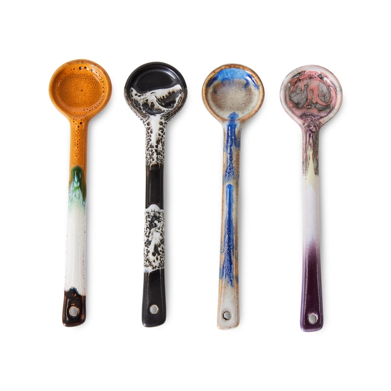 70s Ceramics Spoons M, Force (set of 4)