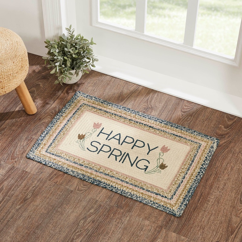 Kaila Happy Spring Jute Rug Rect w/ Pad 20×30