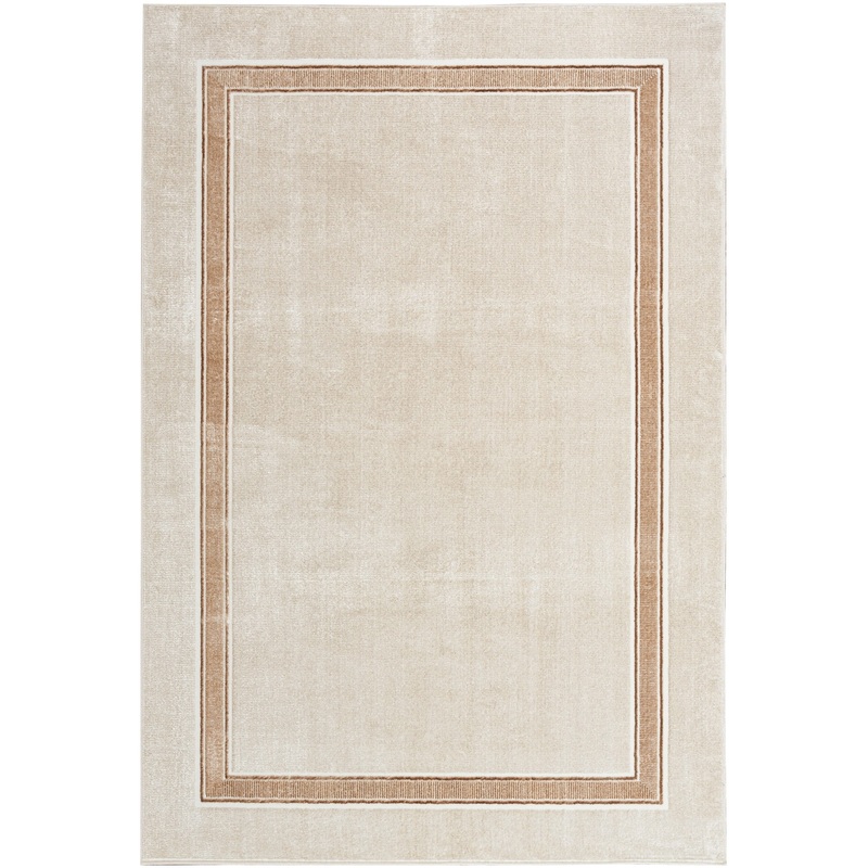 Nourison Glitz 3’11” x 5’11” Ivory Cream Contemporary Indoor Rug