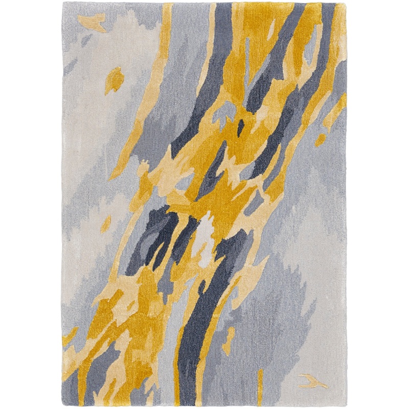 Nourison Prismatic 2′ x 3′ Grey/Gold Modern Indoor Rug
