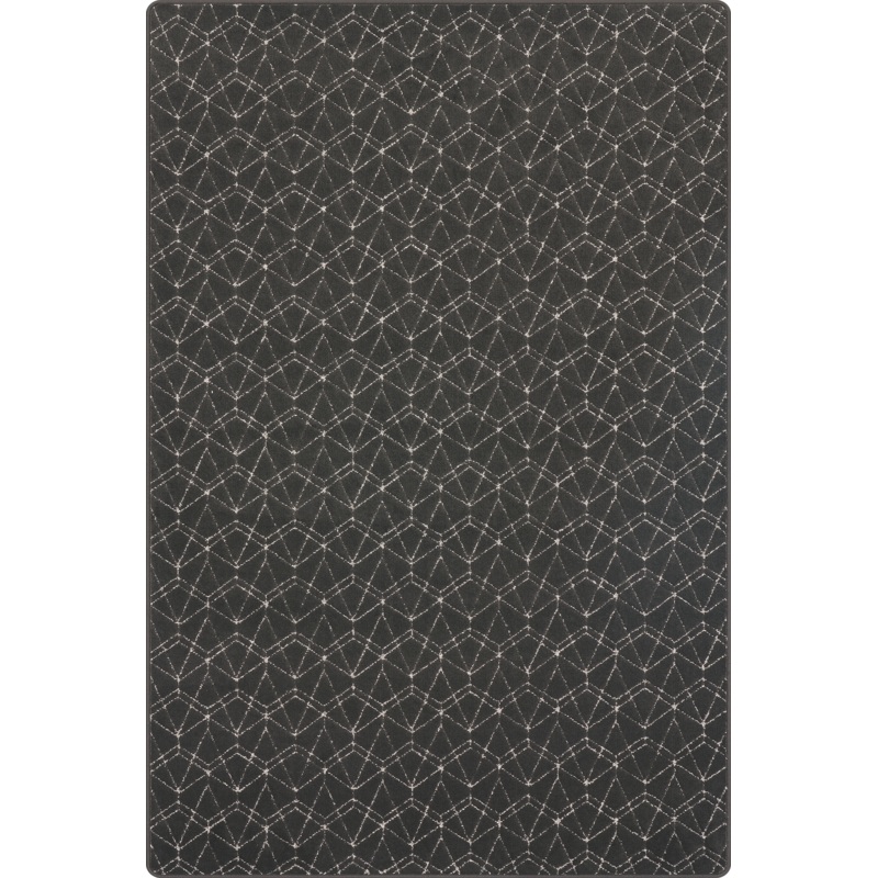 Vireo Geometric Custom Rug | Black