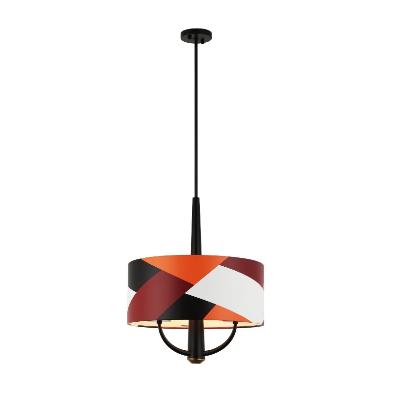 Varaluz 501P03 Patchwork 3-lt 18″ Pendant