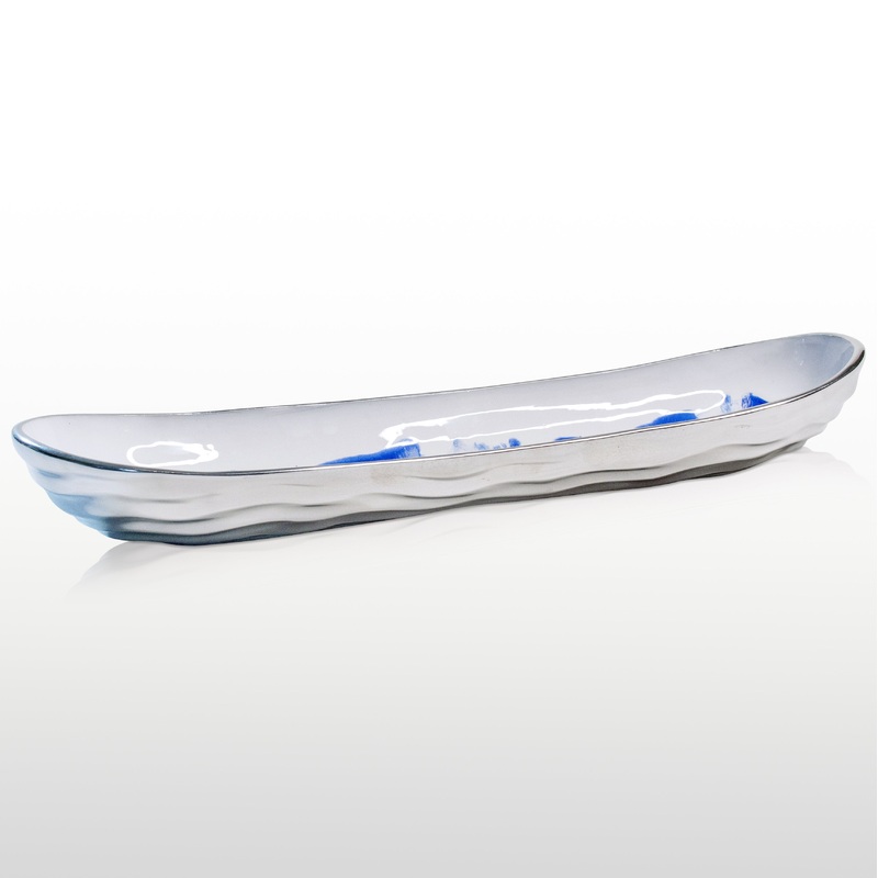 Aquos Long Bread Tray Blue