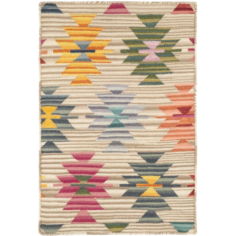 Wales Kilim Handwoven Wool Rug | Multi
