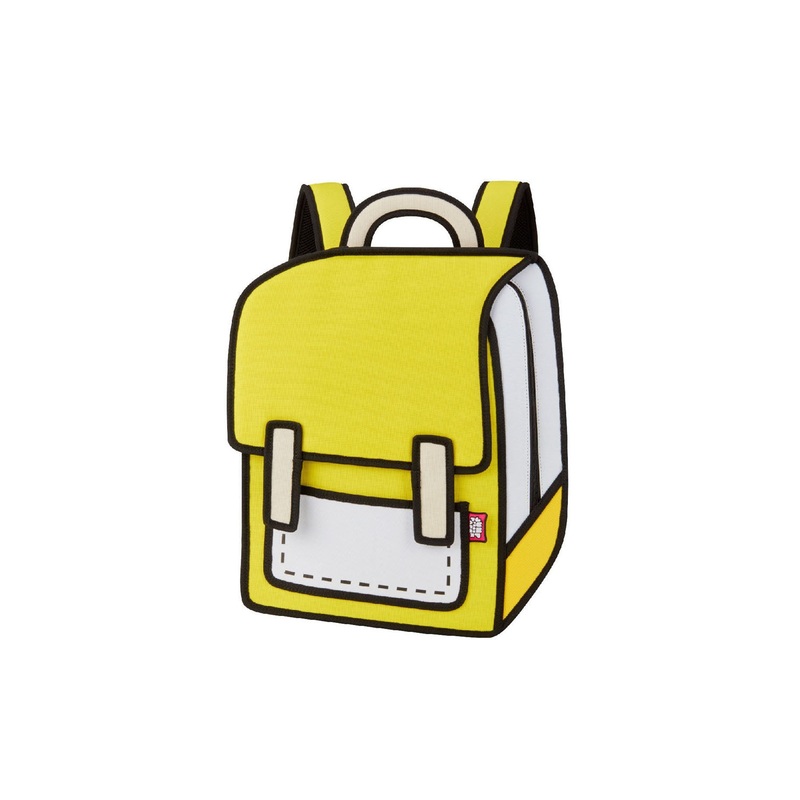 2D Backpack SPACEMAN COLOR ME IN Minion Yellow