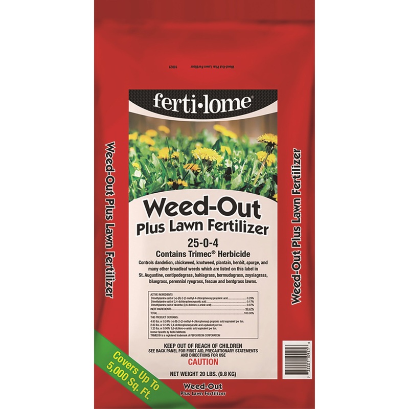 VPG Fertilome Weed Out Plus Lawn Fertilizer with Trimec Herbicide, 25-0-4