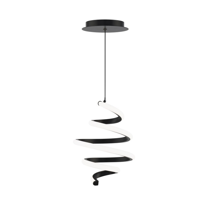 dweLED PD-19408 Whirl 1-lt 8″ LED Pendant