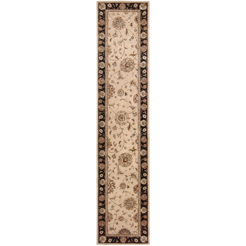 Nourison Nourison 2000 2’6″ x 12′ Beige Traditional Indoor Rug