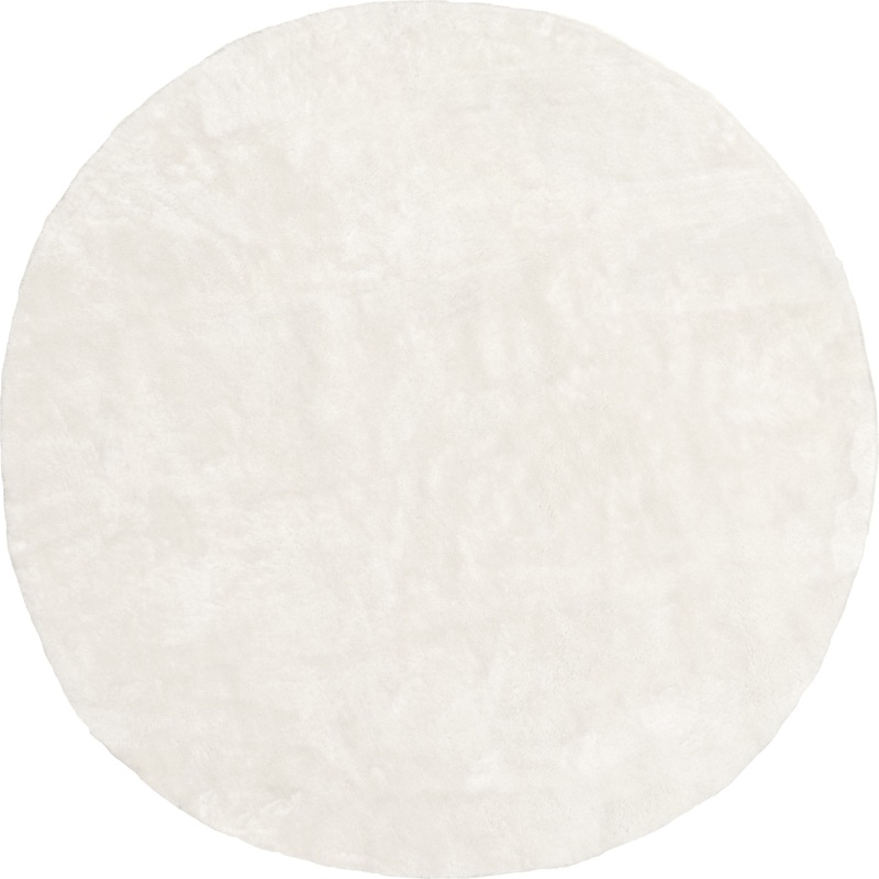 Washable Solid Shag Rug | Off White
