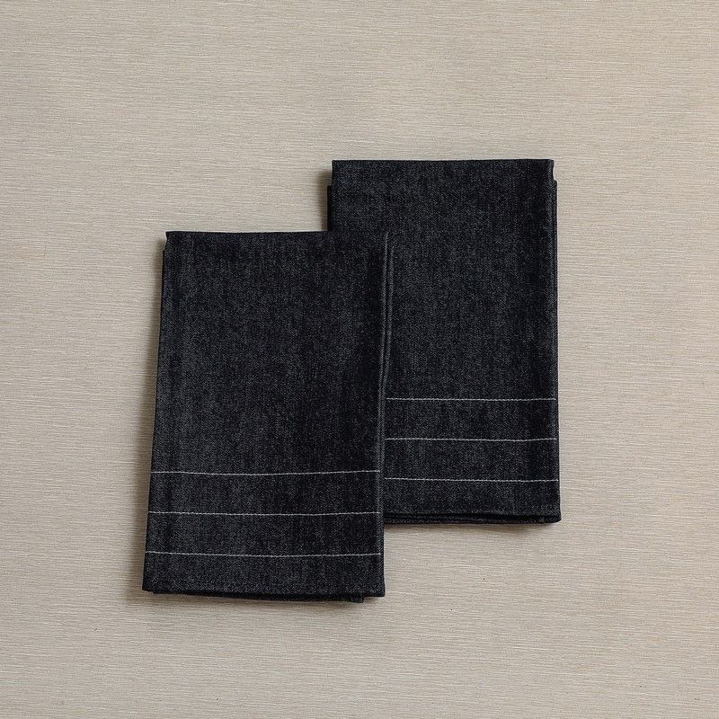 Denim Tea Towel Set