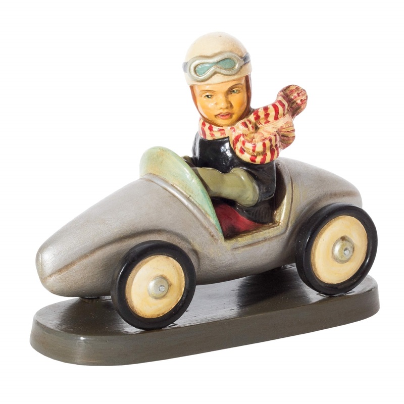 Marolin Manufaktur (#41905) “Racer” Collector’s Figure, Paper-Mache 4.5 inches