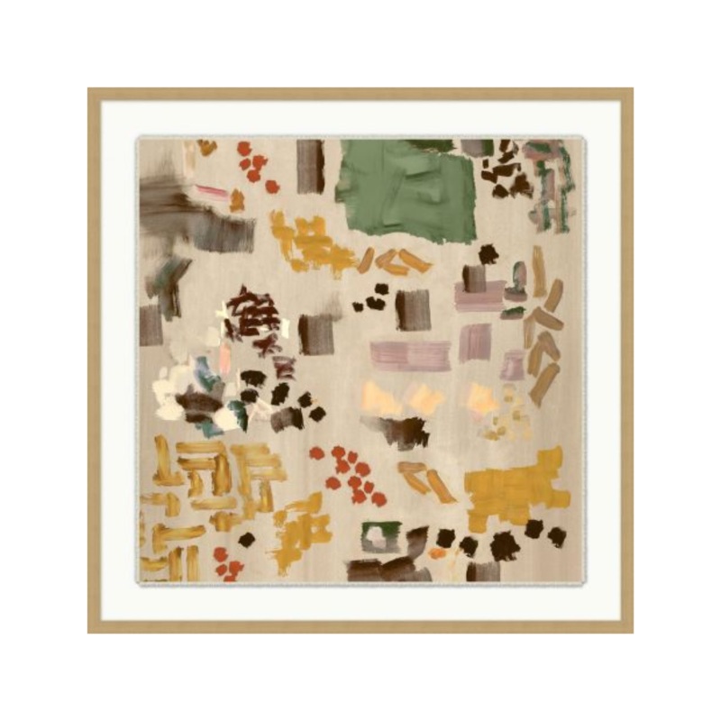 “Earth Pieces IV” Framed Art Print