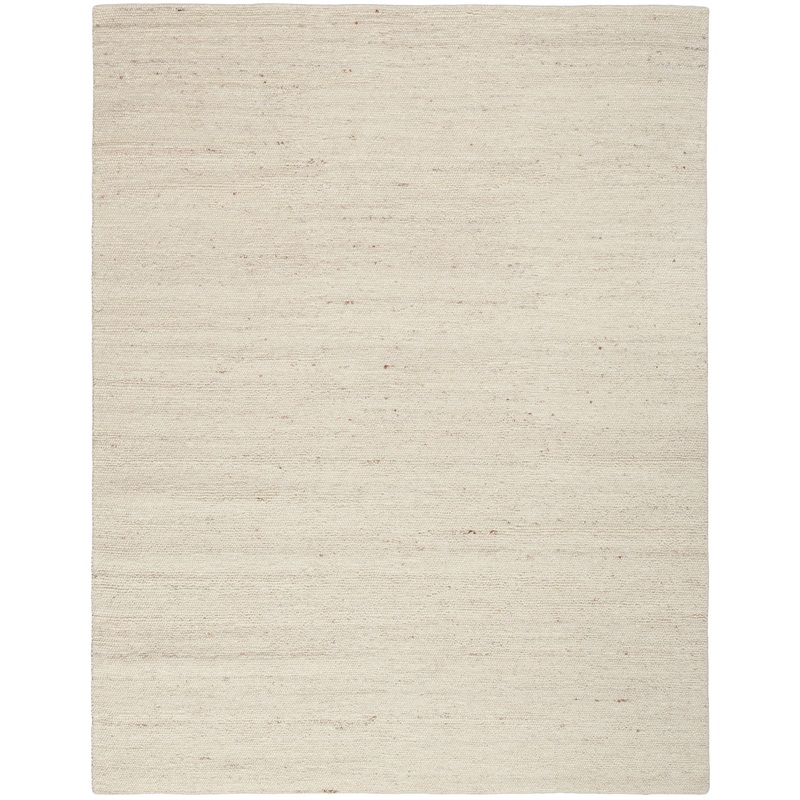 Nourison Alanna 5’6″ x 7’5″ Ivory Farmhouse Indoor Rug
