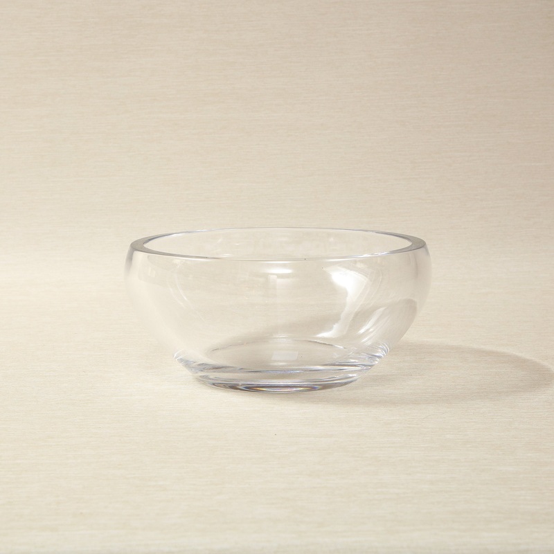 Tiago 9″ clear bowl