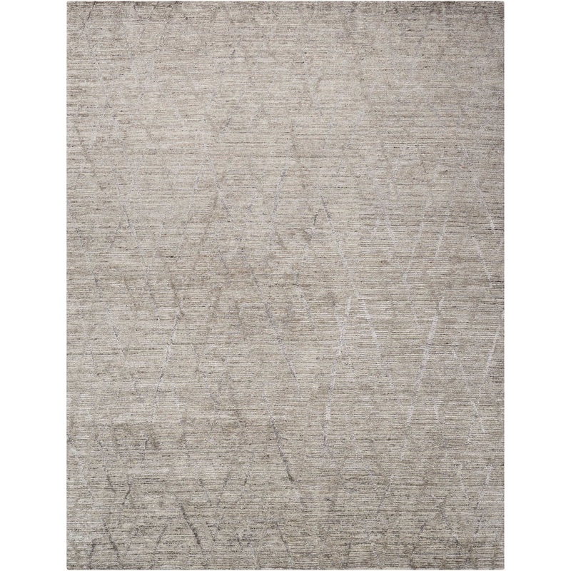 Nourison Ocean 7’9″ x 9’9″ Ash Modern Indoor Rug