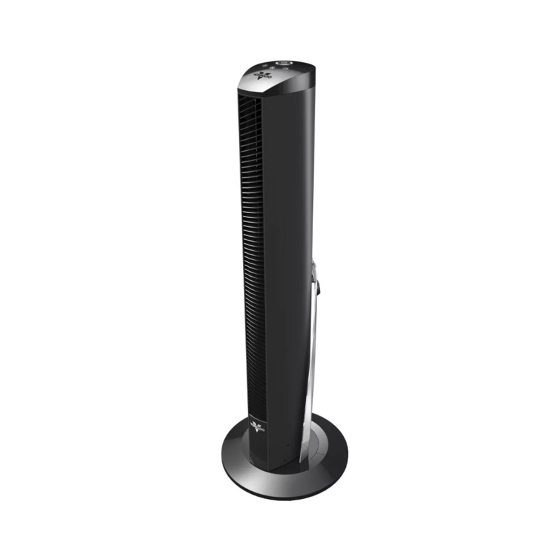 Vornado 37″ OSCR37 Oscillating Tower Fan Black: Quiet Standing Fan with Remote, 4 Speeds, Programmable Timer, Indoor Use